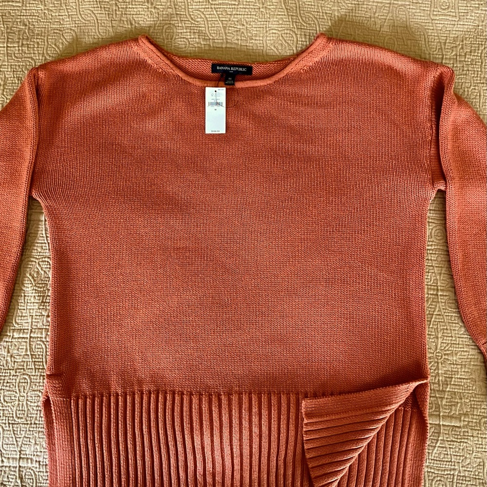 Banana Republic orange sweater